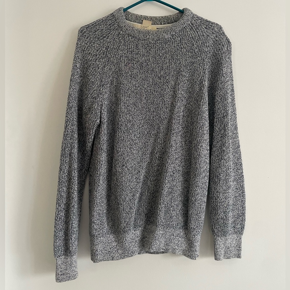 H&M Men's Heathered Gray Crewneck Sweater